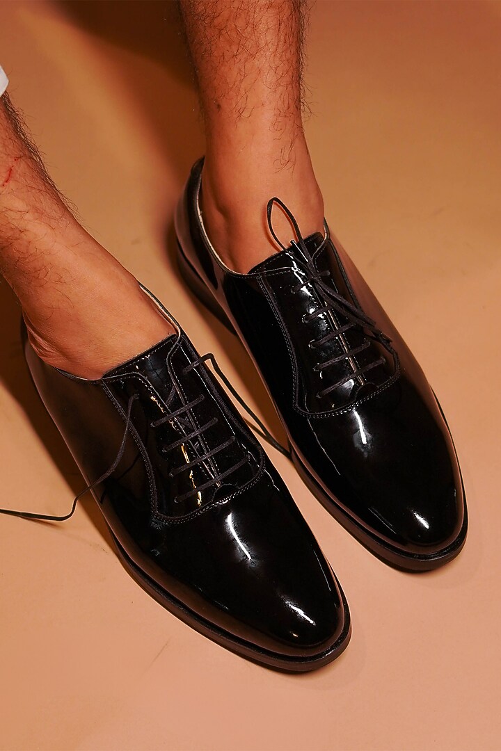 Black Leather Shoes by Dmodot at Pernia's Pop Up Shop