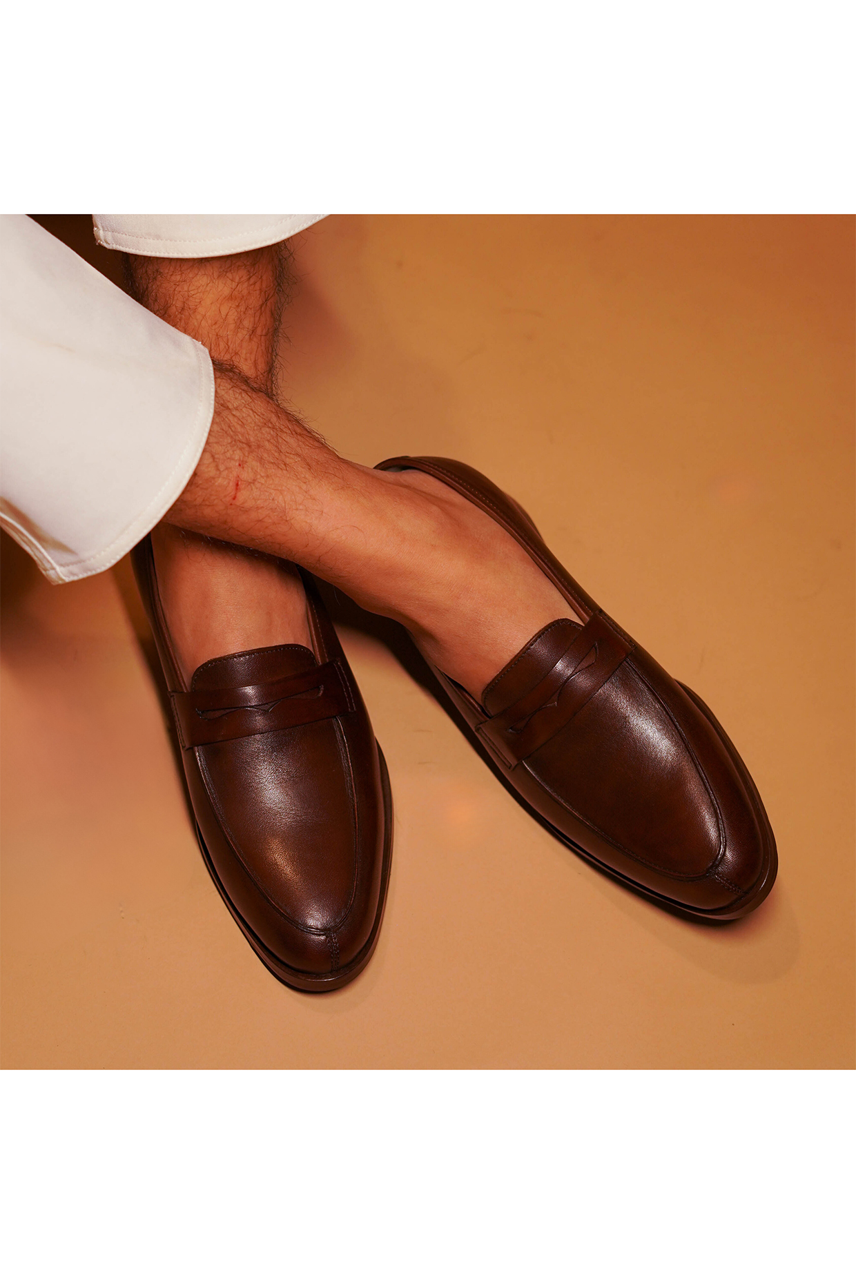 Brown Leather Loafers by Dmodot