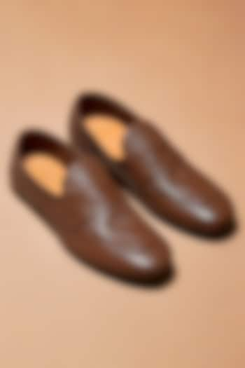 Warm Tan Leather Loafers by Dmodot