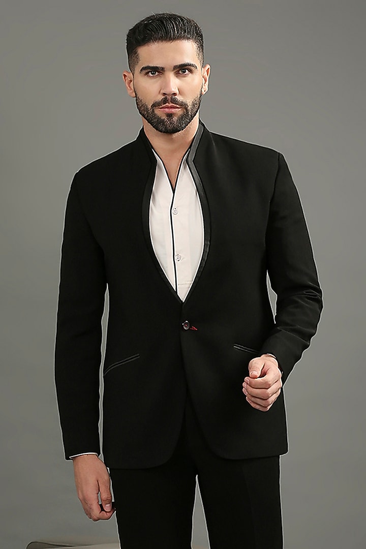 Black Suiting Tuxedo Set by DMODE at Pernia's Pop Up Shop