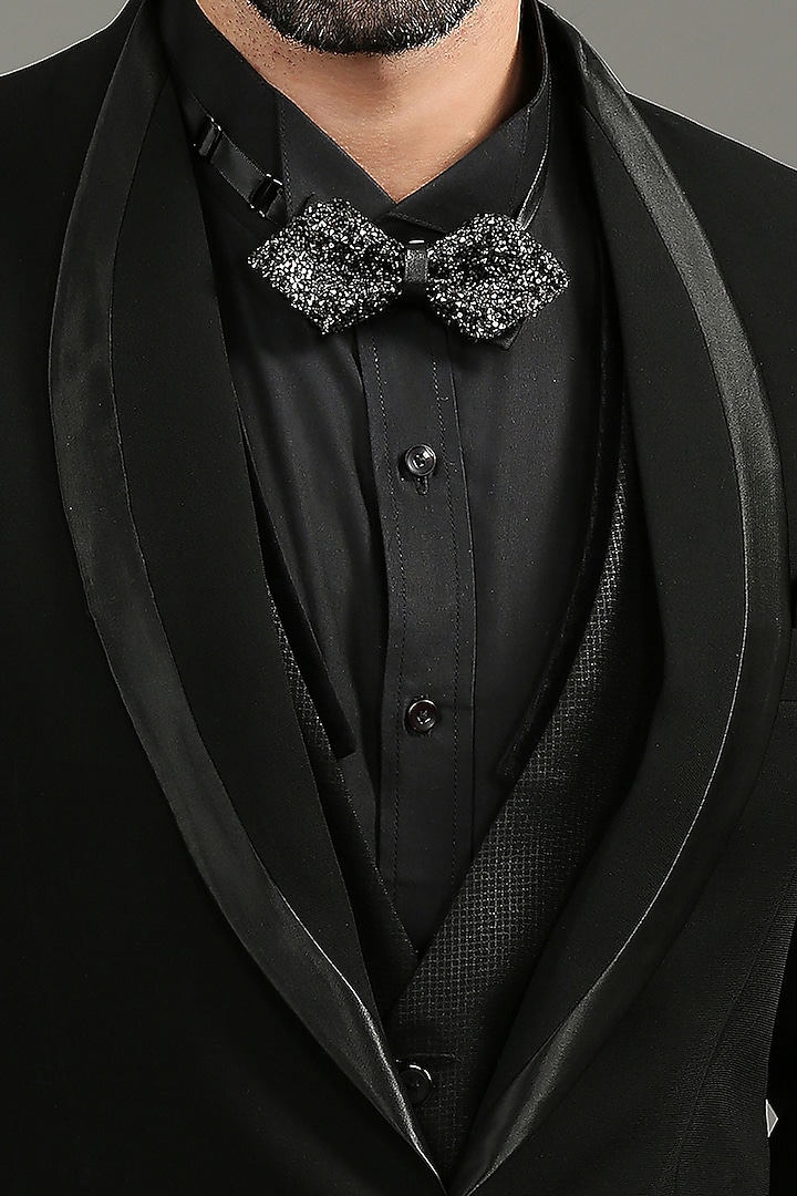 Black Suiting Tuxedo Set by DMODE at Pernia's Pop Up Shop