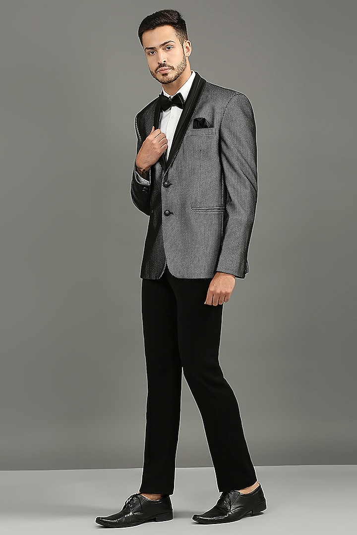 Grey Suiting Tuxedo Set by DMODE at Pernia's Pop Up Shop