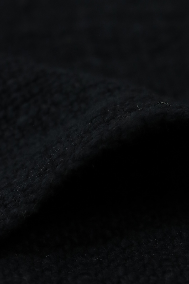 Black Organic Cotton Solid Throw by Dmaasa at Pernia's Pop Up Shop