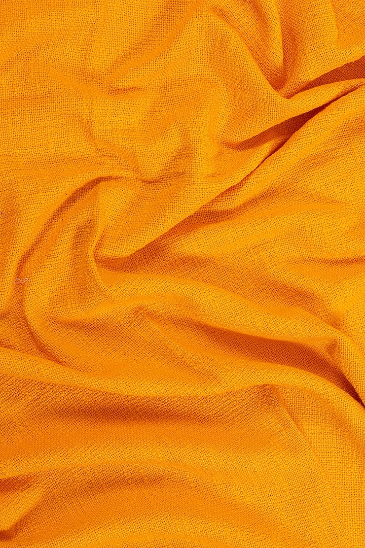 Orange Organic Cotton Solid Throw by Dmaasa at Pernia's Pop Up Shop
