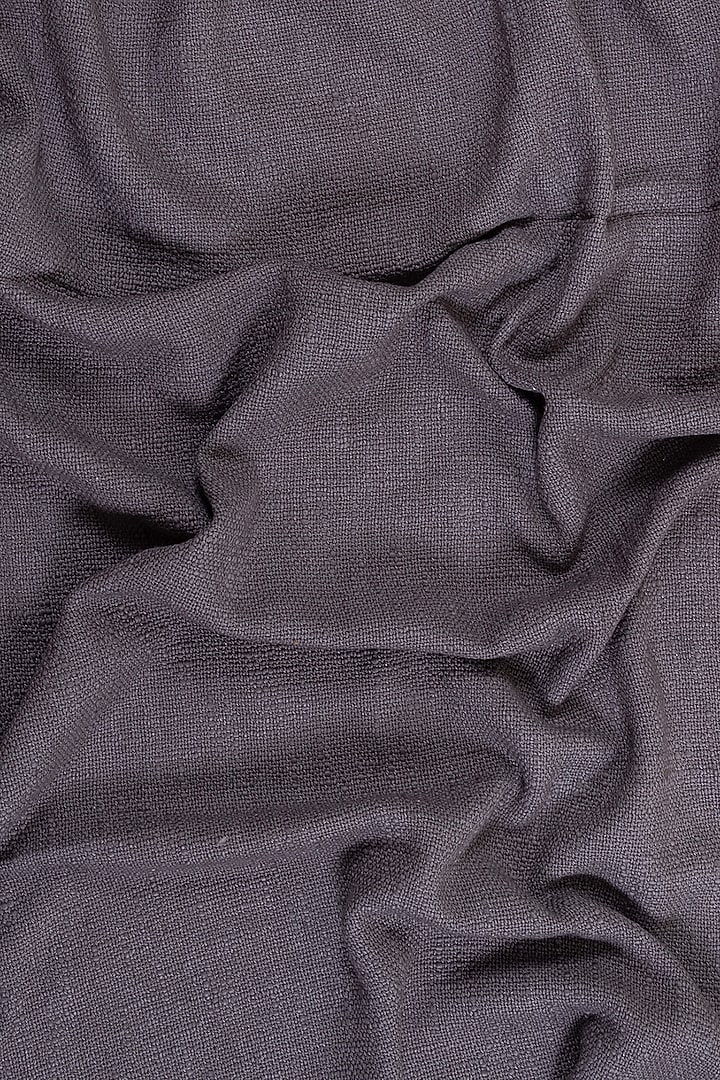 Grey Organic Cotton Solid Throw by Dmaasa at Pernia's Pop Up Shop
