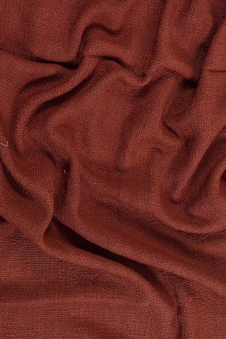 Maroon Organic Cotton Solid Throw by Dmaasa at Pernia's Pop Up Shop