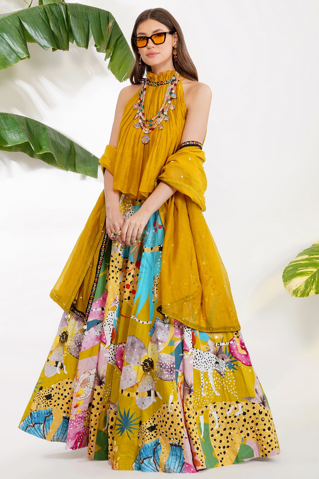 Net Lehenga Choli : Net lehengas Online | Saree.com