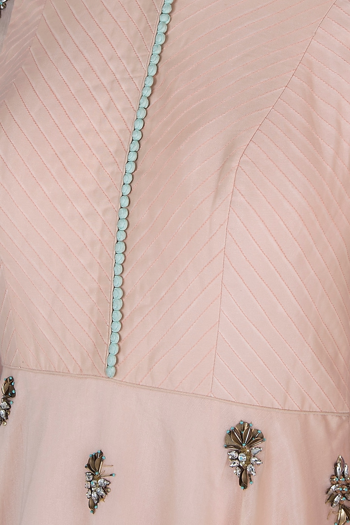 Peach salwar suit set available only at Pernia's Pop Up Shop.