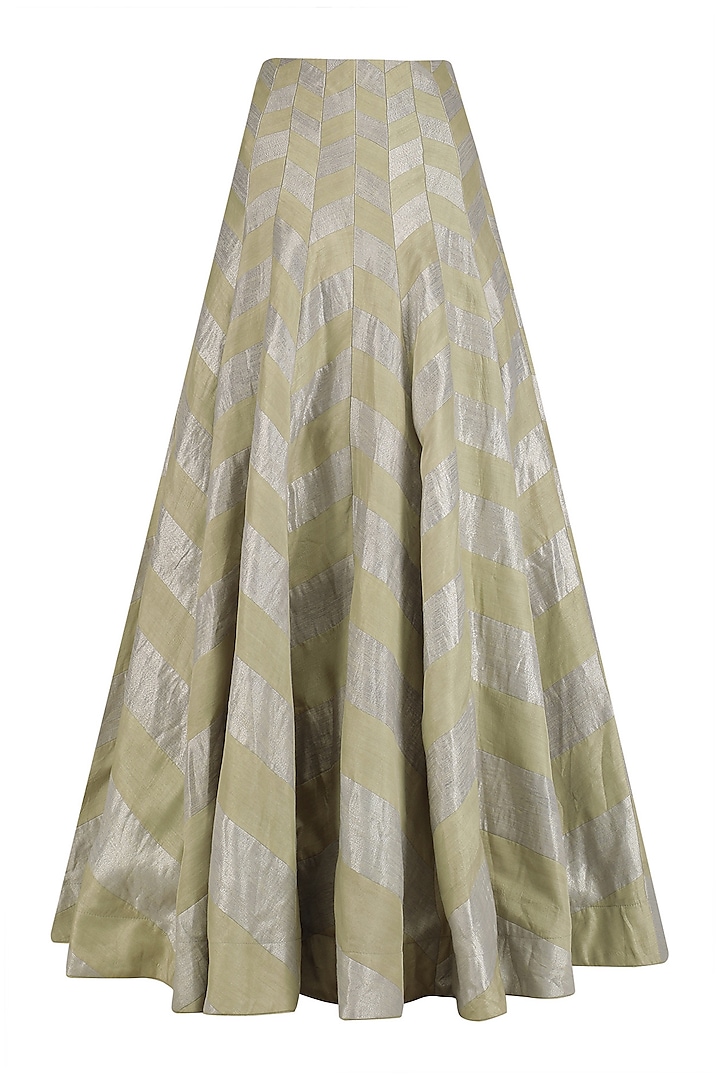 Gold embroidered peplum jacket and skirt set available only at Pernia's Pop Up Shop.