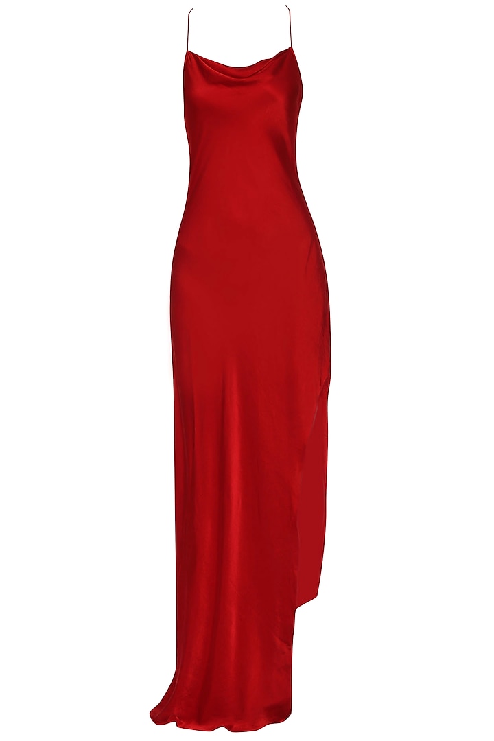 Red Slip Dress by Deme by Gabriella