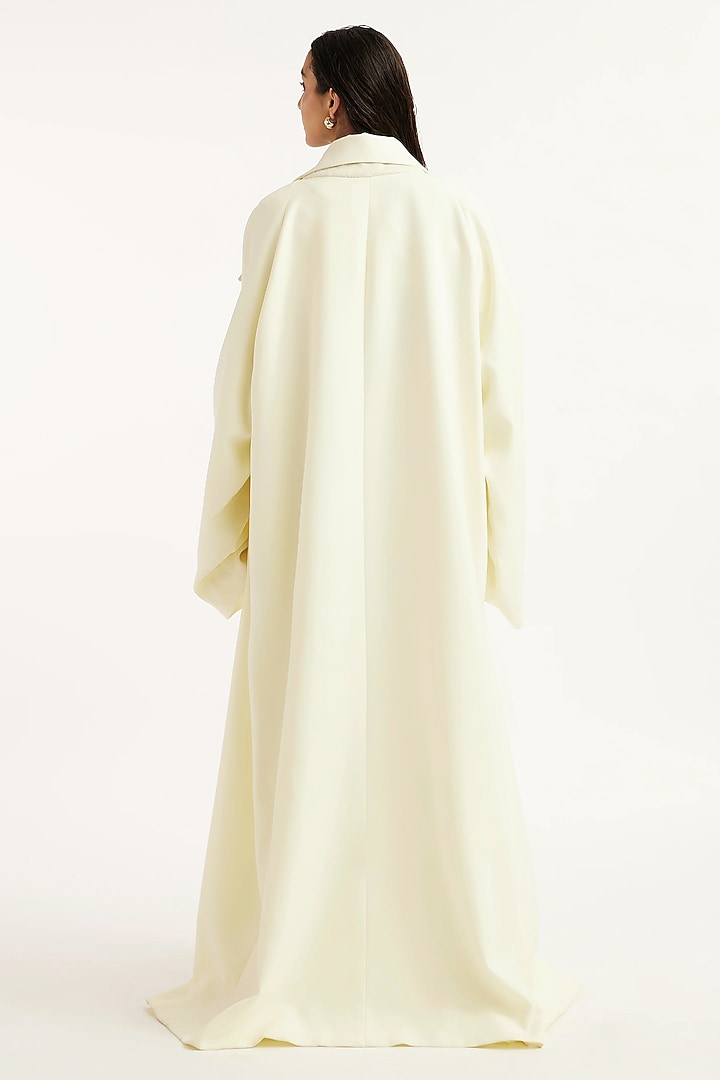 Off-White Ferrari Trench Coat Set by Deme by Gabriella at Pernia's Pop Up Shop