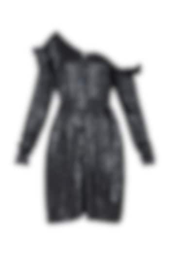Black sequins mini dress by DEME BY GABRIELLA