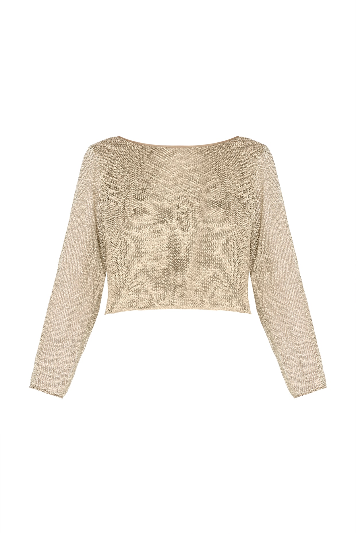 Gold mesh cheap crop top