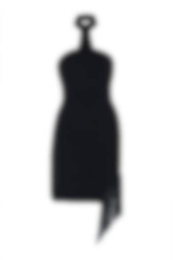 Black tassel mini dress by DEME BY GABRIELLA