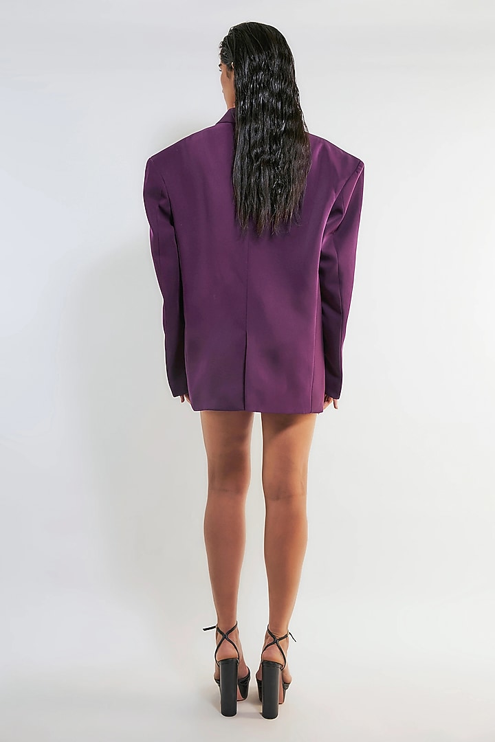 Wine Micro Blazer Set by Deme by Gabriella at Pernia's Pop Up Shop