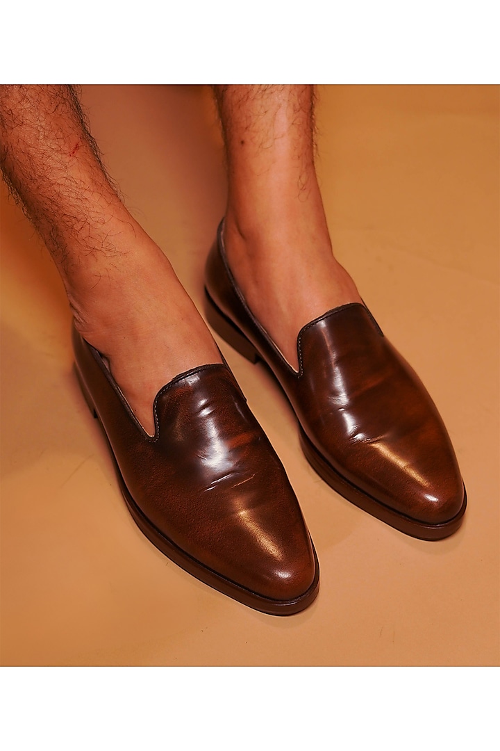 Brown Leather Loafers by Dmodot
