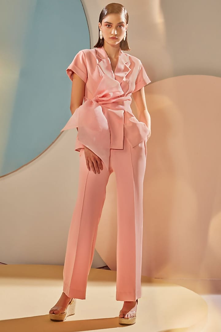 Blossom Crepe Co-Ord Set by Label Deepika Nagpal at Pernia's Pop Up Shop