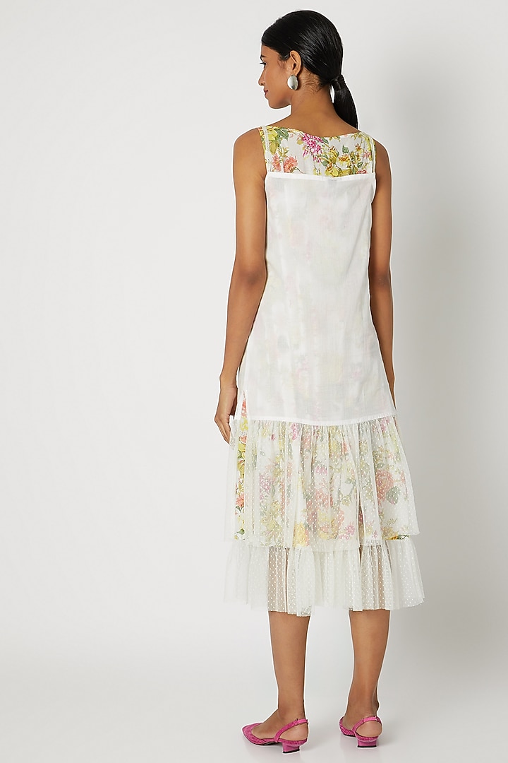 White Slip With Adjustable Straps by Dilnaz Karbhary at Pernia's Pop Up Shop
