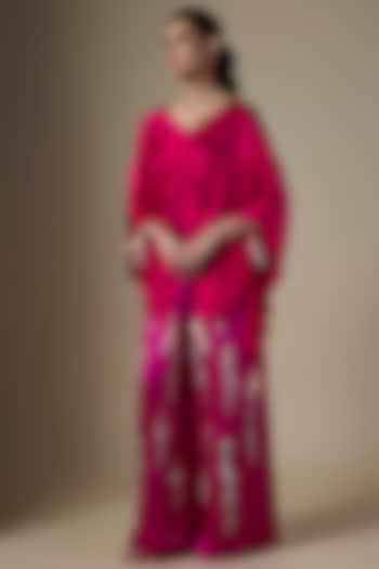 Jamun Purple Linen Trousers by Dilnaz Karbhary at Pernia's Pop Up Shop