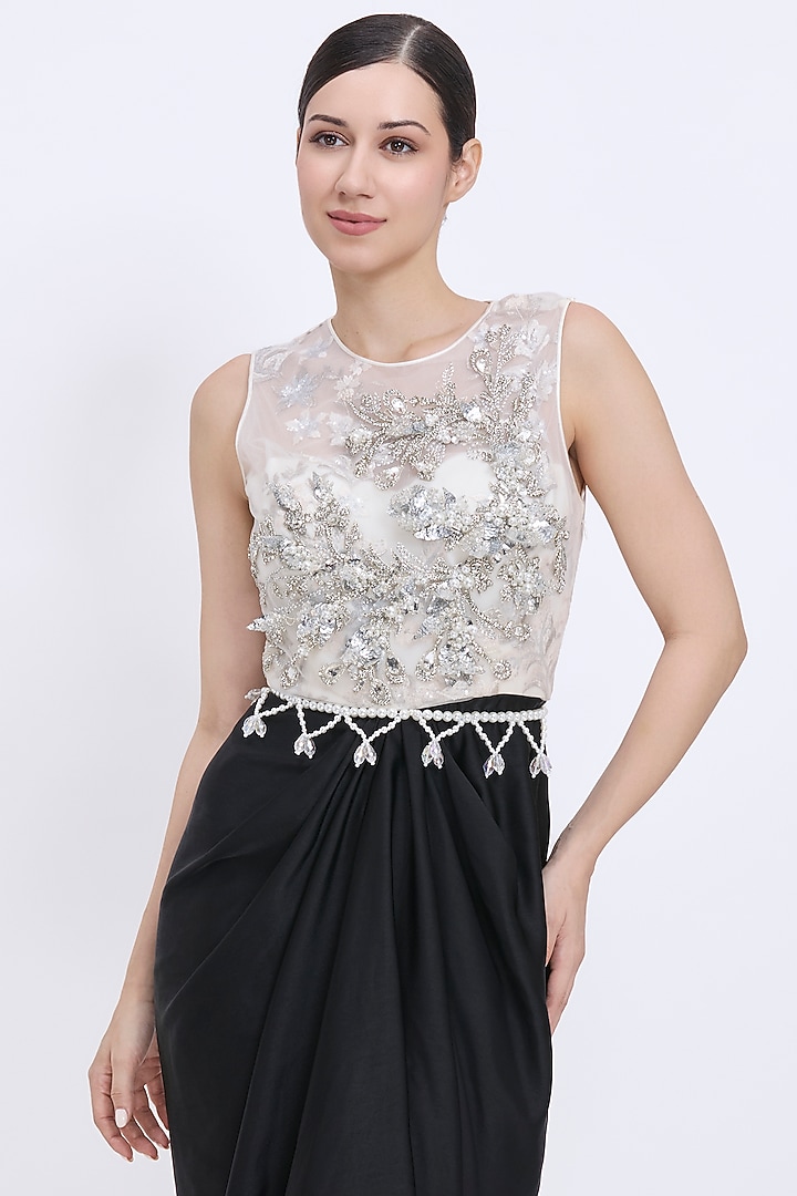 Ivory Pearl Belt by Dilnaz Karbhary at Pernia's Pop Up Shop
