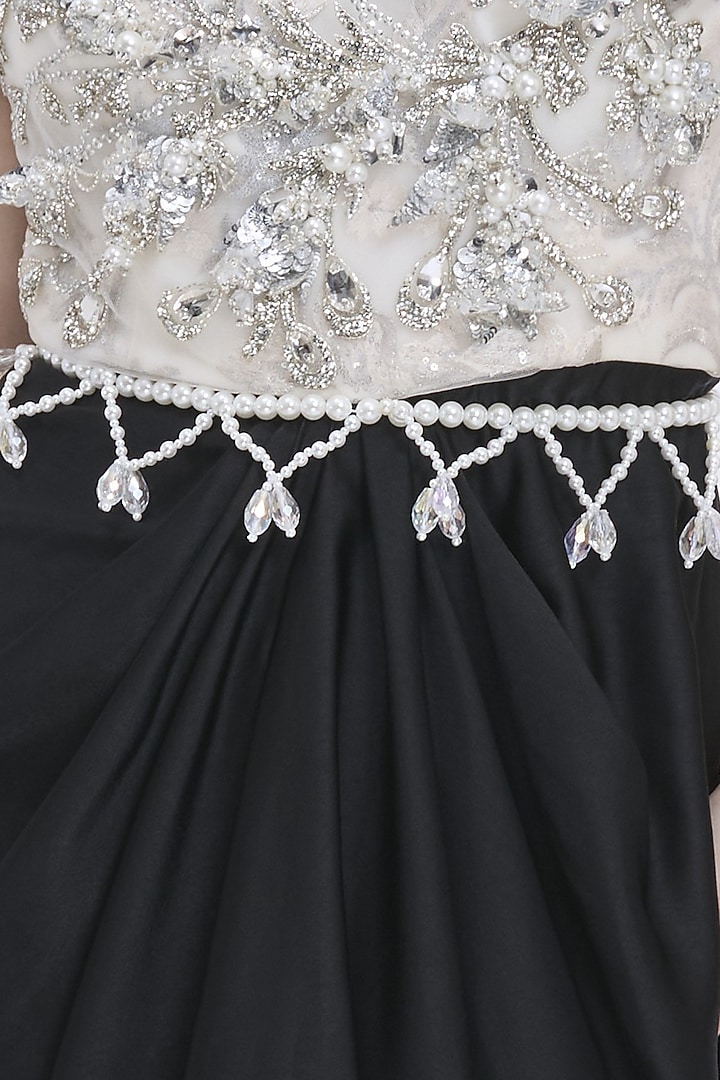Ivory Pearl Belt by Dilnaz Karbhary at Pernia's Pop Up Shop