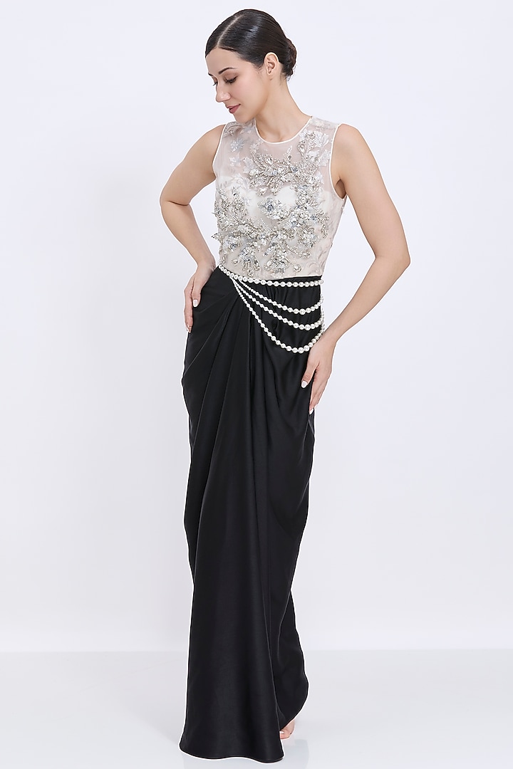 Ivory Pearl Belt by Dilnaz Karbhary at Pernia's Pop Up Shop