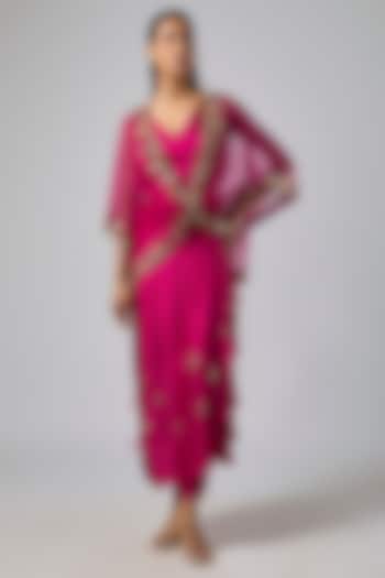 Ruby Net Kaftan Set by Dilnaz Karbhary at Pernia's Pop Up Shop