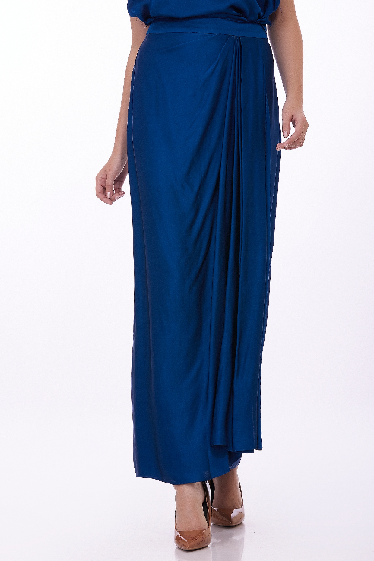 Dark royal hotsell blue skirt