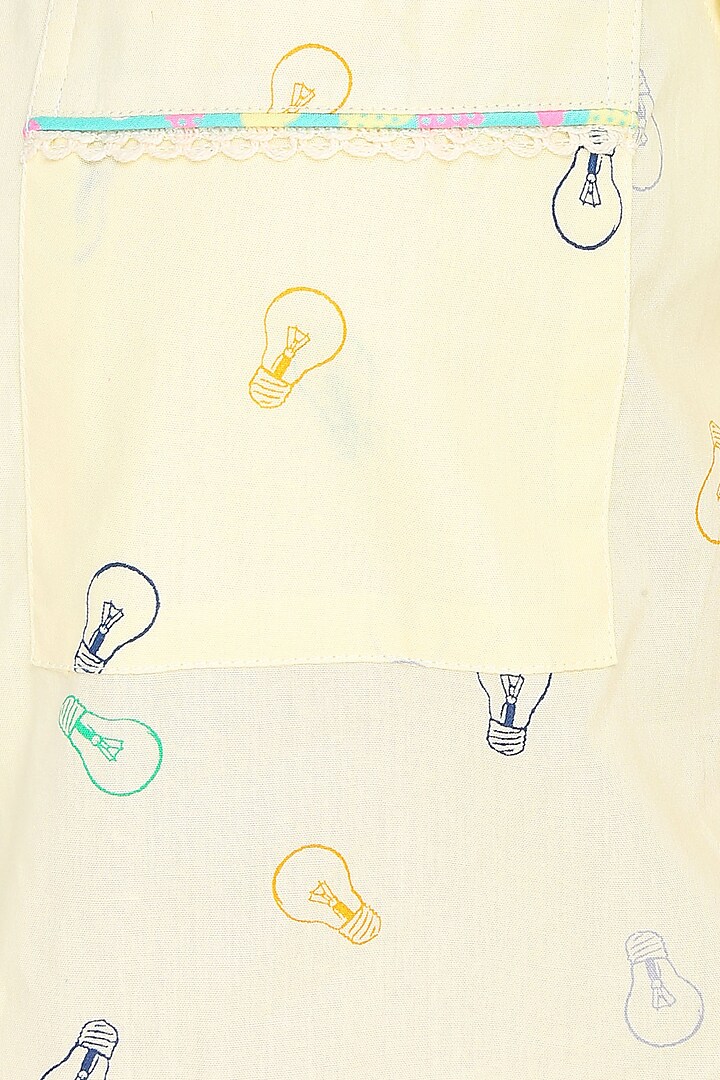 Yellow bulbs printed nightsuit set available only at Pernia's Pop Up Shop.
