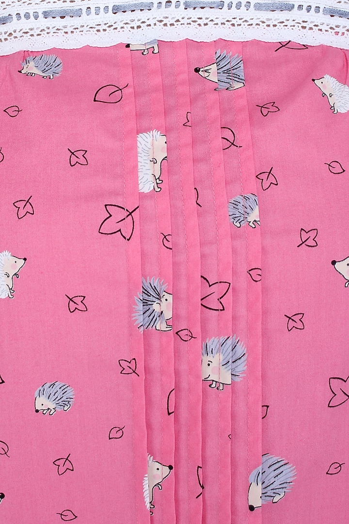 Pink porcupine printed camisole and shorts set available only at Pernia's Pop Up Shop.