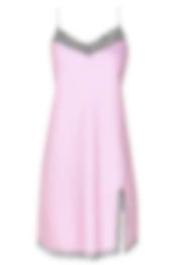 Pink and grey camisole night wear dress by Dandelion