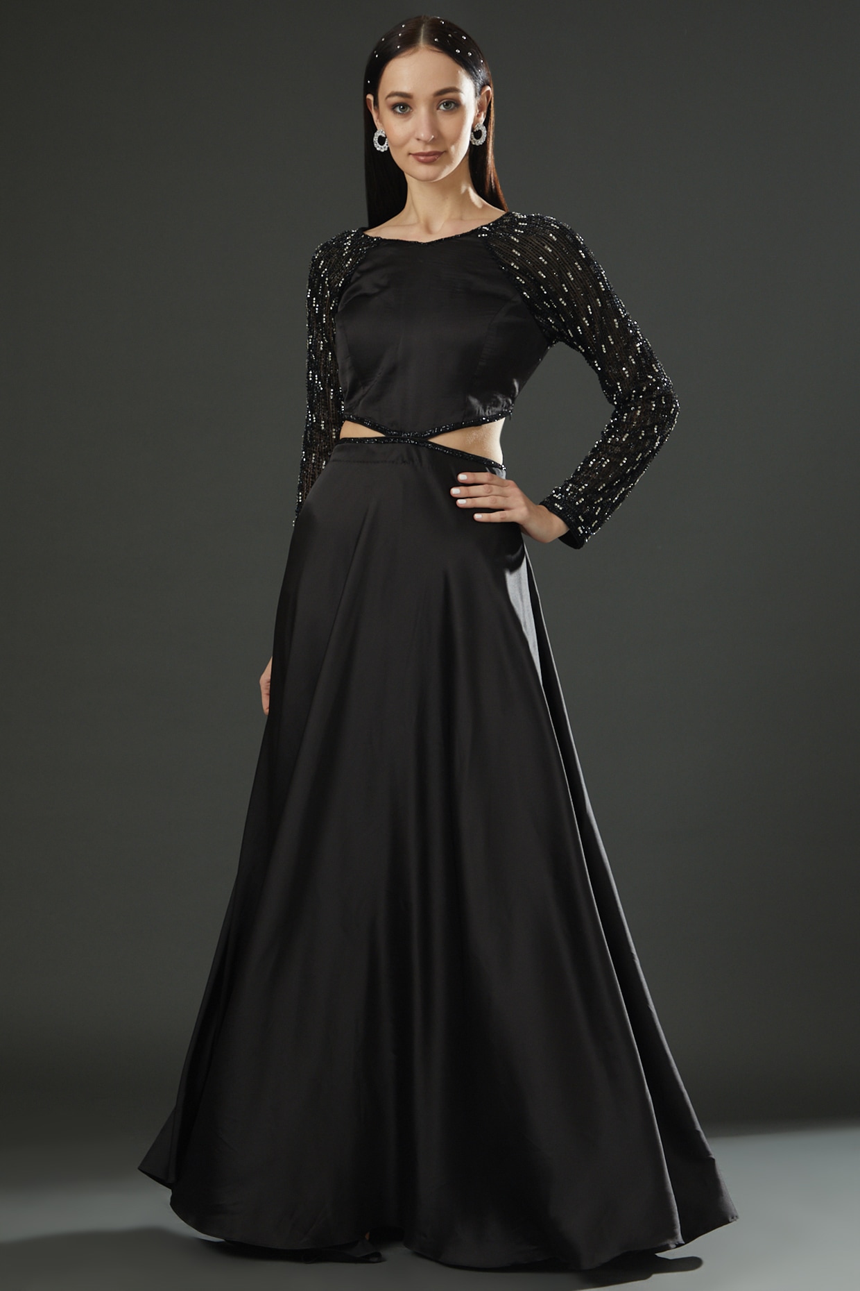 Black Satin Mini Dress – Simply You by Jess
