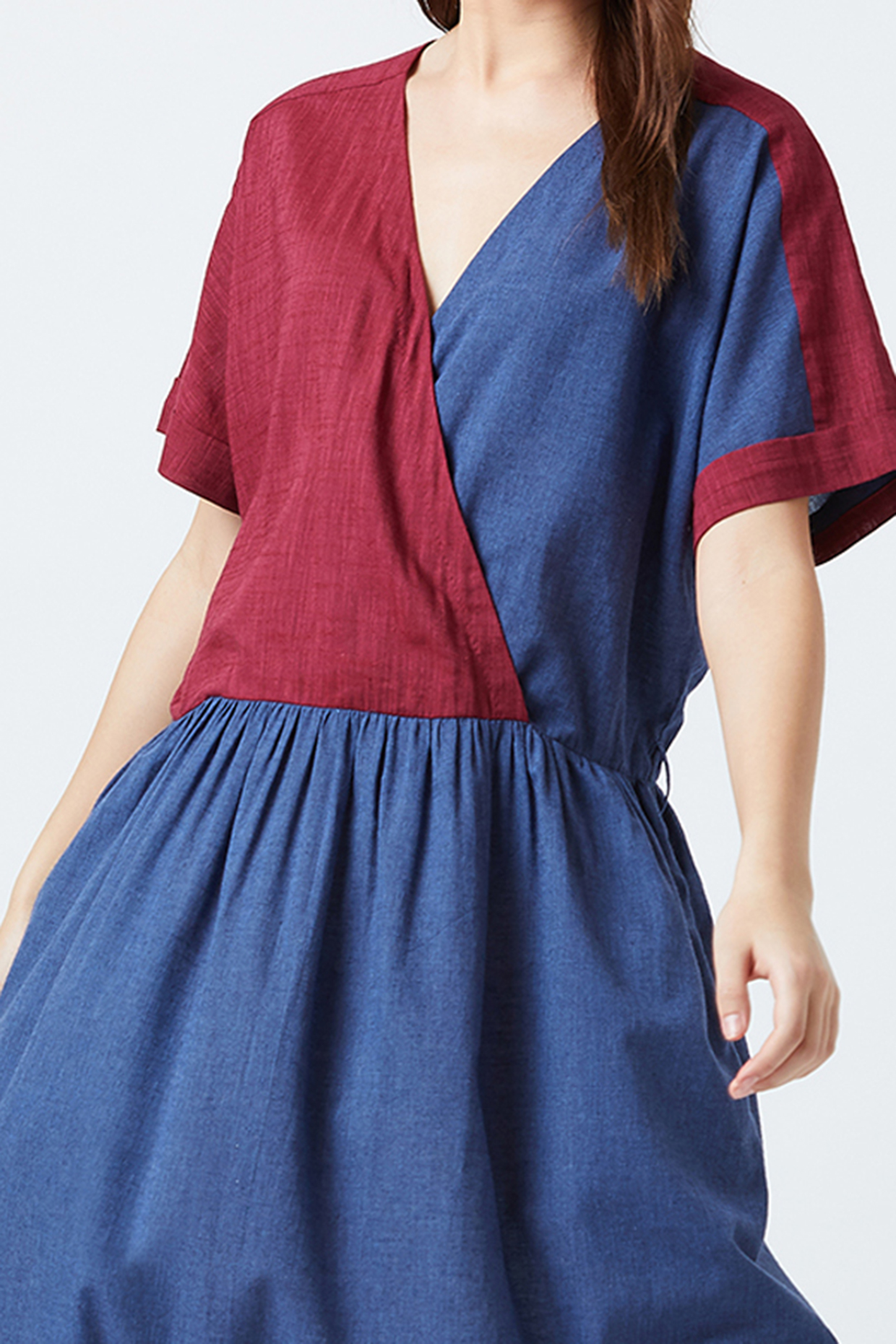 oversized dress with belt
