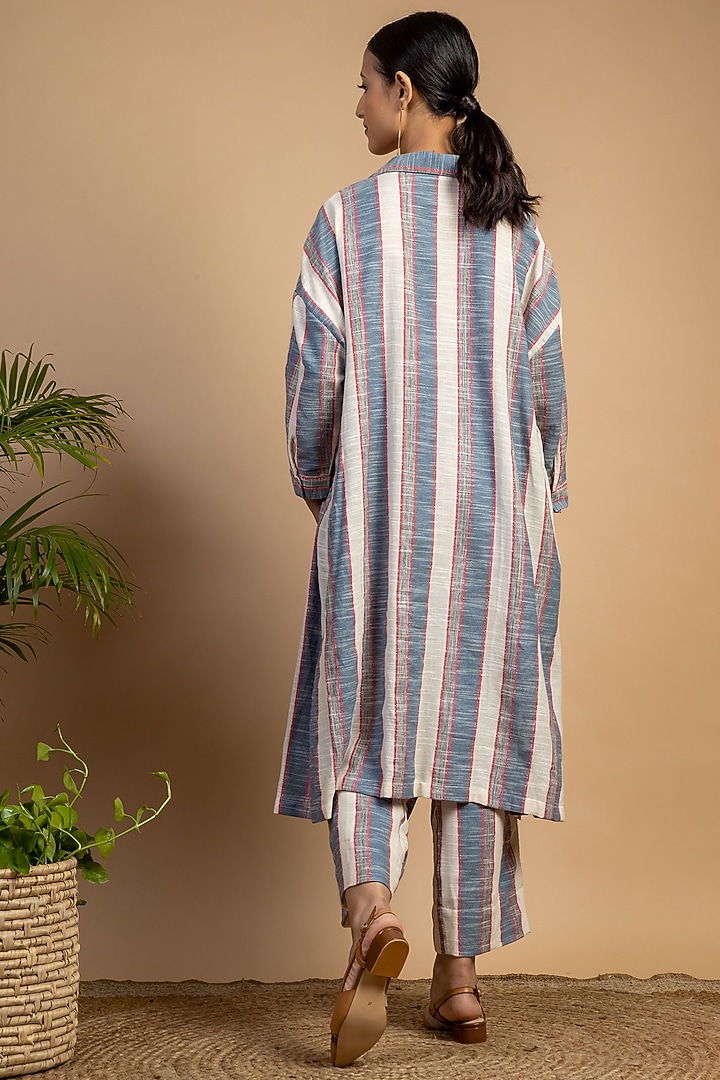 Multi-Coloured Upcycled Cotton Tunic by Doodlage at Pernia's Pop Up Shop