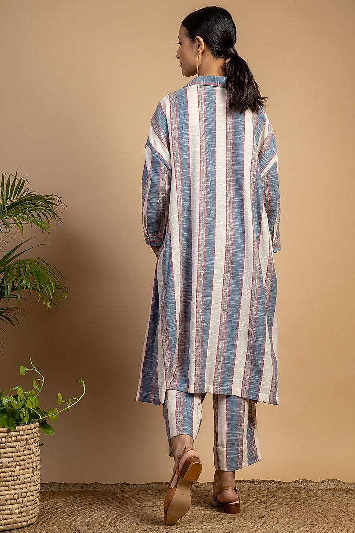 Multi-Coloured Upcycled Cotton Tunic Set by Doodlage at Pernia's Pop Up Shop