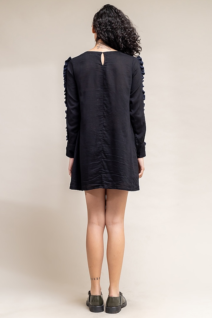 Black Silk Summer Dress by Doodlage at Pernia's Pop Up Shop