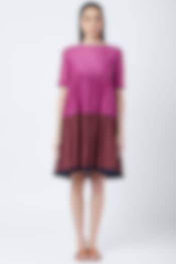 Pink Three Tier Dress by Doodlage at Pernia's Pop Up Shop