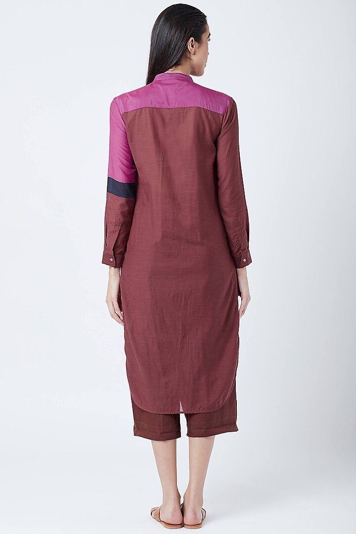 Multi Colored Cotton Silk Tunic by Doodlage at Pernia's Pop Up Shop