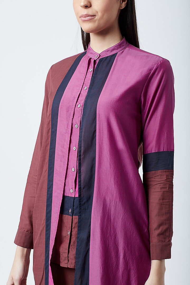 Multi Colored Cotton Silk Tunic by Doodlage at Pernia's Pop Up Shop