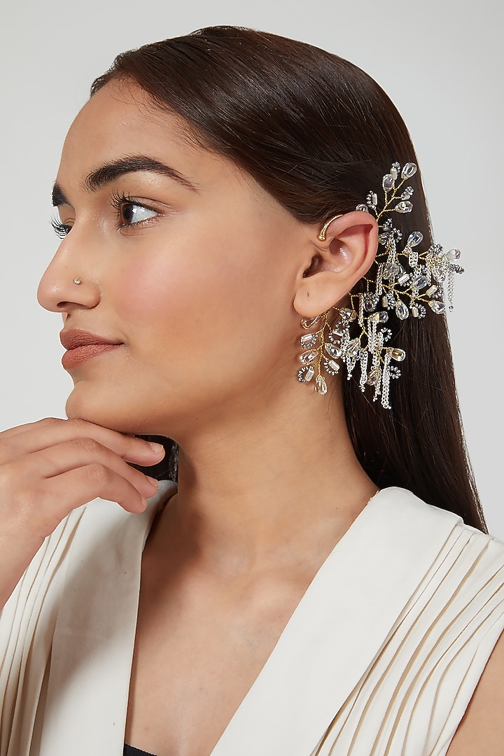 Silver Finish Handcrafted Earcuffs by House of D'oro at Pernia's Pop Up Shop