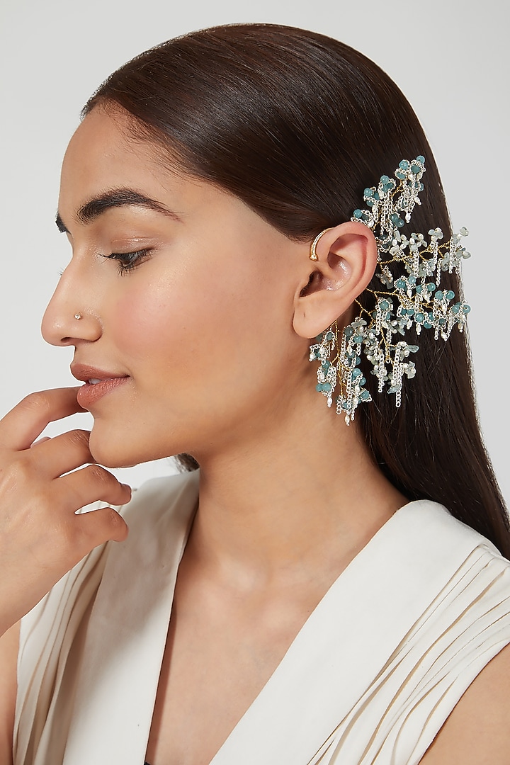 Gold Finish Earcuffs by House of D'oro at Pernia's Pop Up Shop