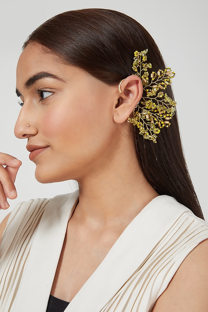 Gold Finish Earcuffs by House of D'oro at Pernia's Pop Up Shop