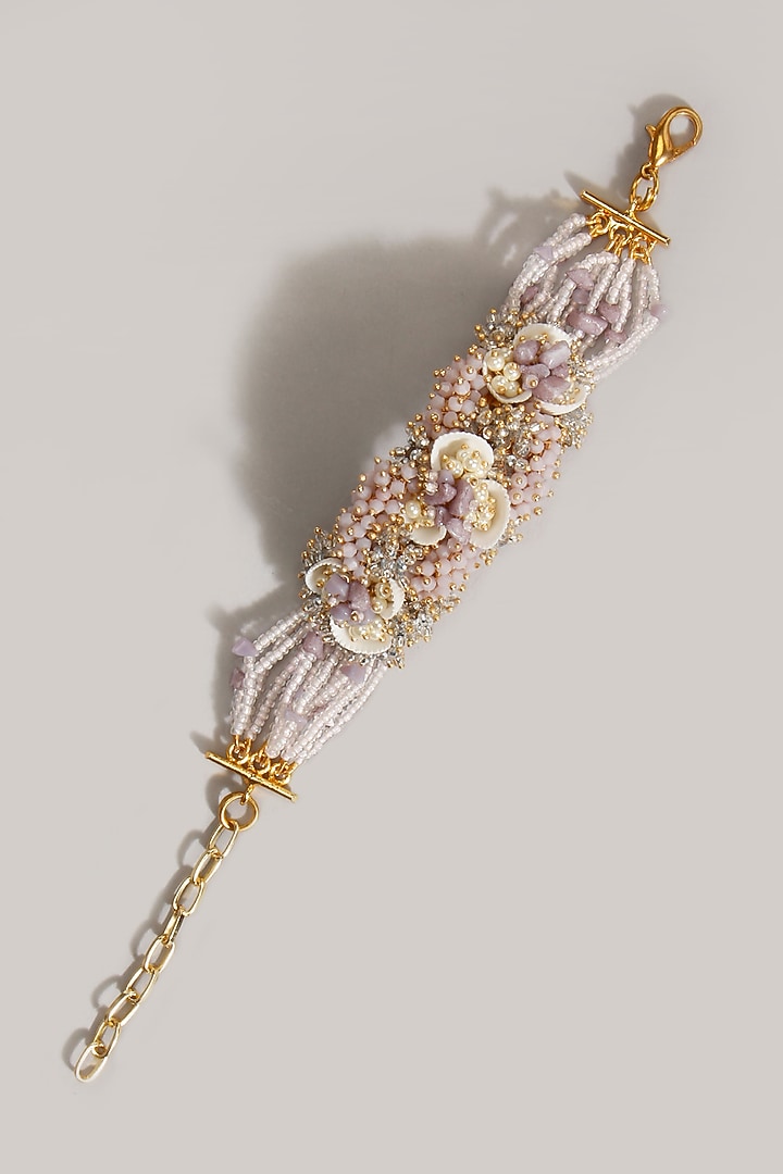 Lilac Crystal Choker Necklace by House of D'oro at Pernia's Pop Up Shop