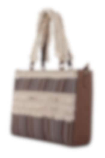 Brown Oversized Handbag by House of D'oro