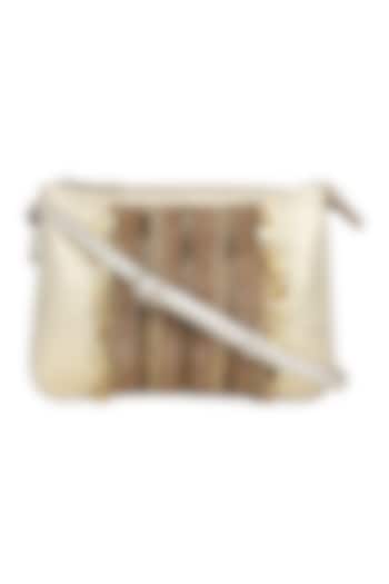 Silver Sequins Embellished Sling Bag by House of D'oro at Pernia's Pop Up Shop