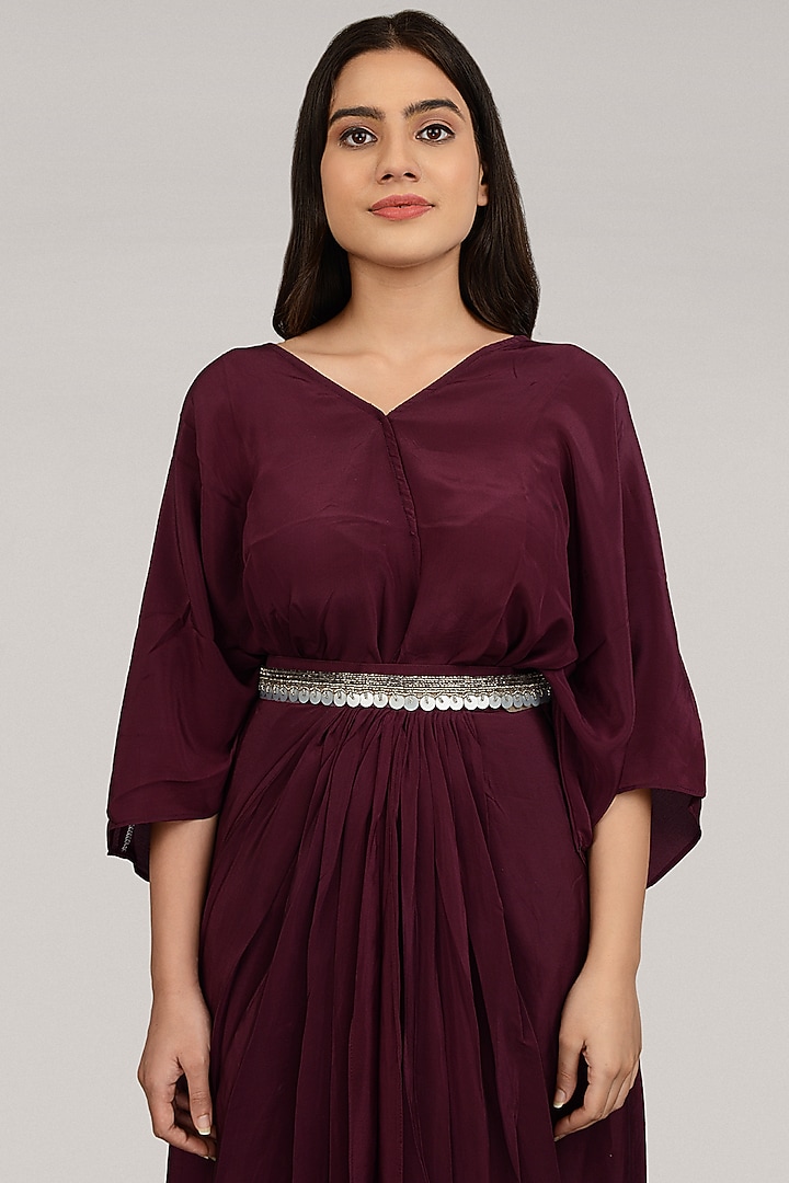 Copper & White Pearl Crystal Waist Belt by House of D'oro at Pernia's Pop Up Shop