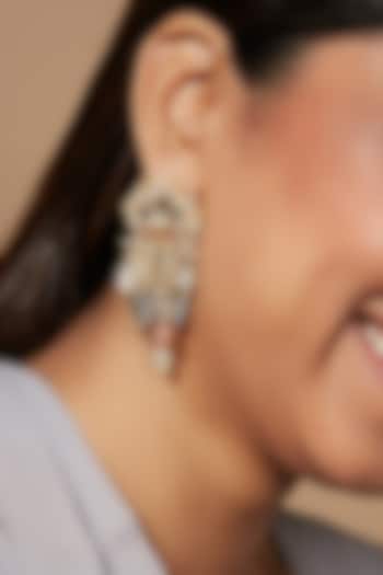 Gold Finish Tassel Earrings by House of D'oro at Pernia's Pop Up Shop