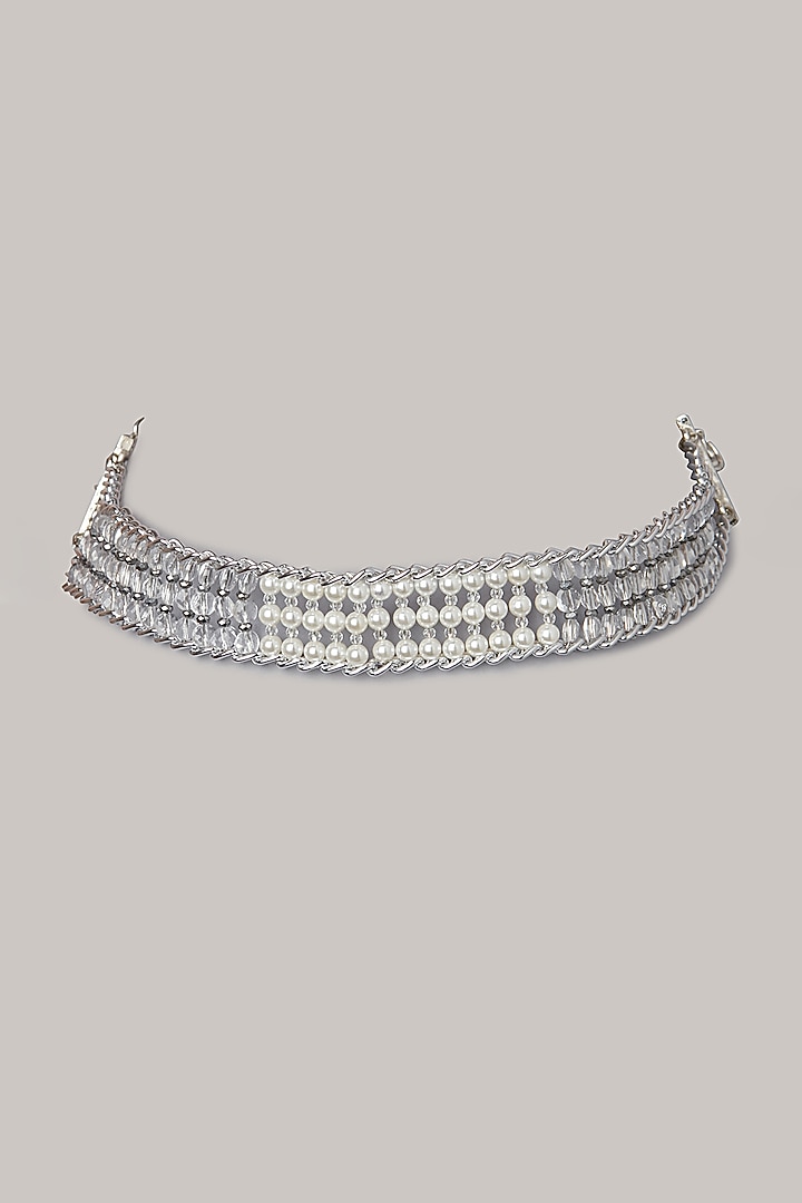 Choker Necklace With Pearls by House of D'oro at Pernia's Pop Up Shop