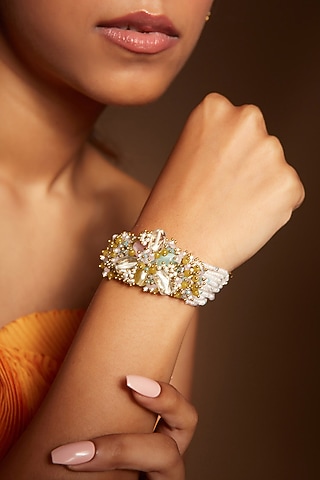 Multi-Colored Stone Bracelet by House of D'oro