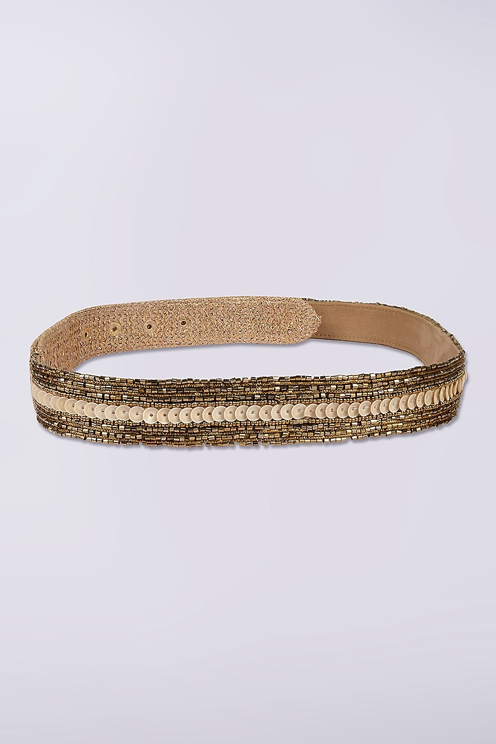 Dark Copper Pearl Shell Waist Belt Design by D'Oro at Pernia's Pop Up ...